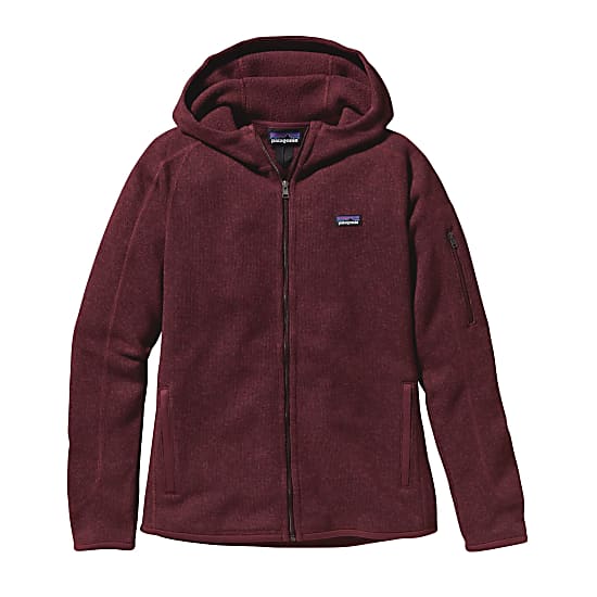 Patagonia W BETTER SWEATER HOODY (STYLE WINTER 2018), Oxblood Red