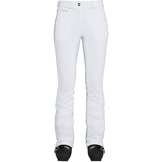 white softshell ski pants