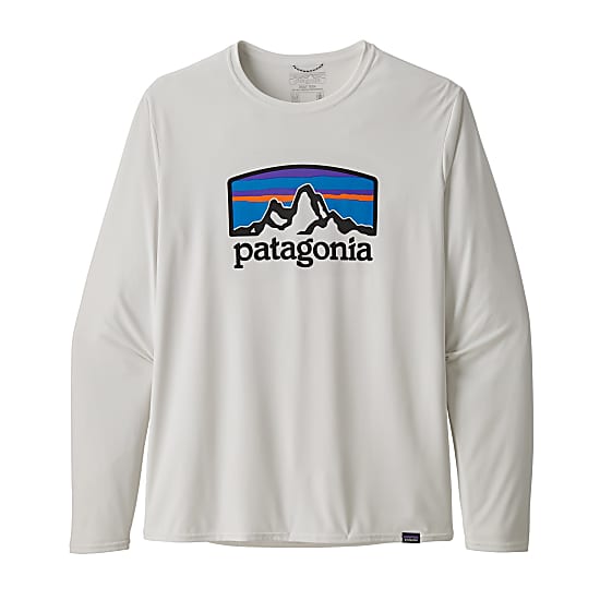 patagonia white long sleeve shirt