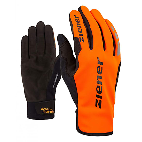 Muf Staan voor Kantine Ziener URS GTX INF GLOVE, Poison Orange - Fast and cheap shipping -  www.exxpozed.com