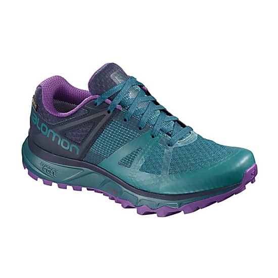 purple salomon shoes