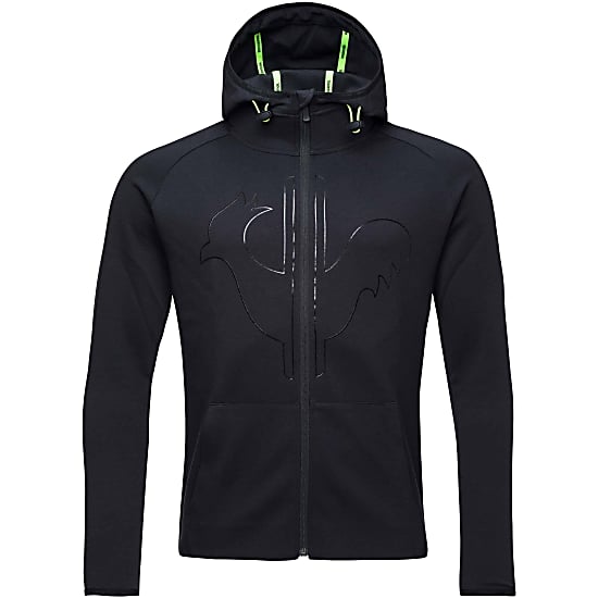 Rossignol M LIFETECH ZIPPED HOODY, Black - Fast and cheap shipping ...