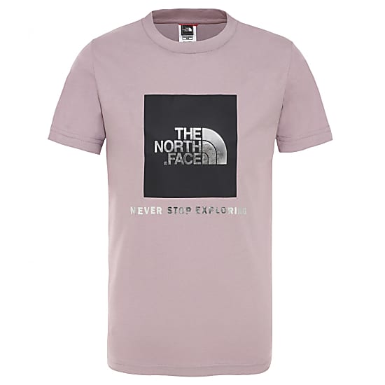 The North Face YOUTH BOX S/S TEE, Ashen 