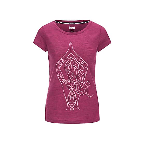 Buy Super Natural W Graphic Tee 140 Yoga Girl Print Var5