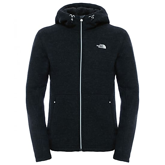 north face black zip hoodie