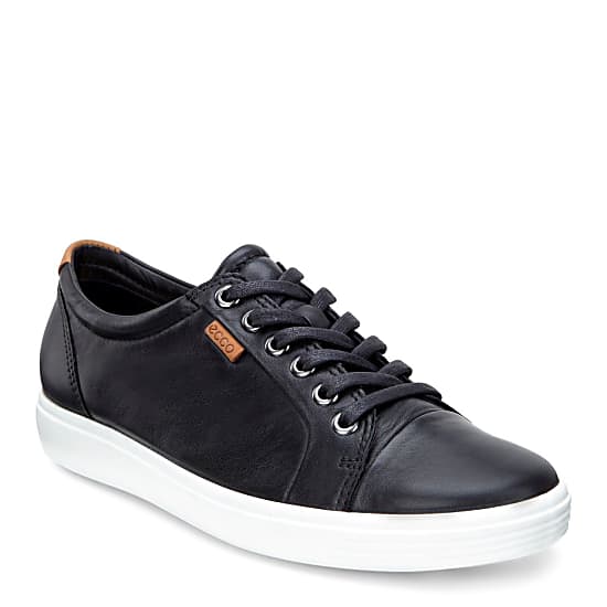 ecco white leather trainers