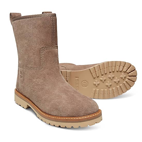 WINTER BOOT, Taupe Grey Suede 