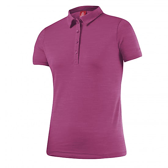 Loeffler W Poloshirt Merino Berry Melange Free Shipping Starts At 60 Www Exxpozed Eu