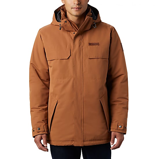 brown outdoor jacket