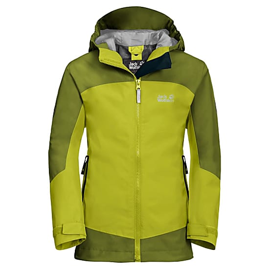Jack Wolfskin Boys Akka Jacket Green Lime Fast And Cheap Shipping Www Exxpozed Com