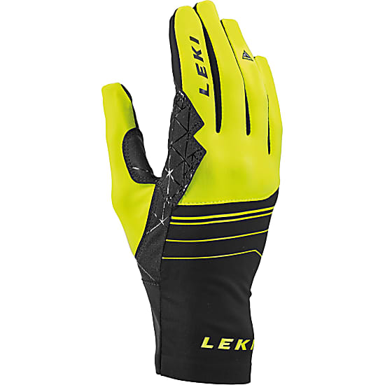 Leki Tour Mezza Glove Black Yellow Fast And Cheap Shipping