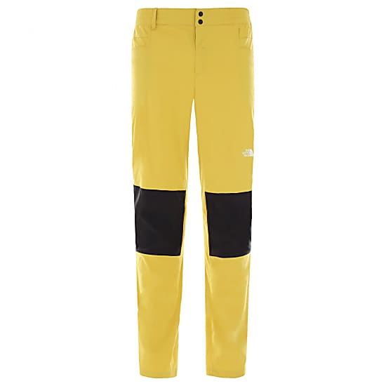 north face yellow pants