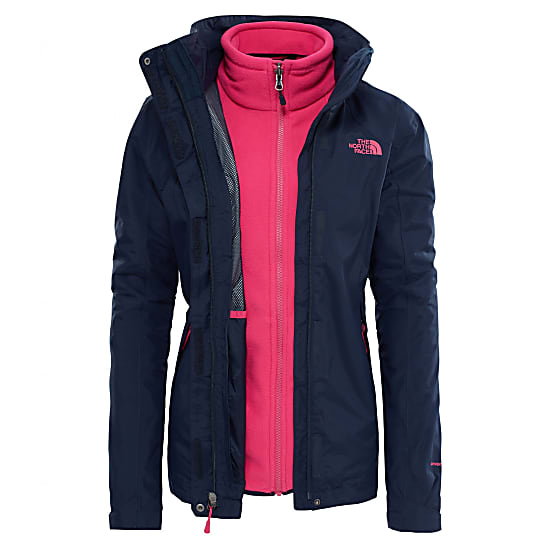 north face evolution ii triclimate womens