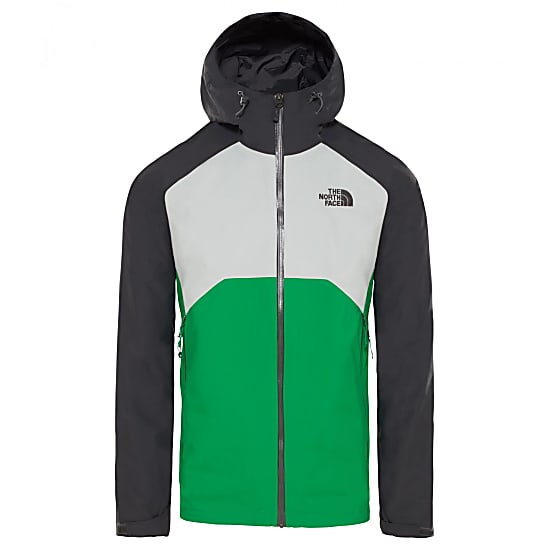 north face stratos jacket grey