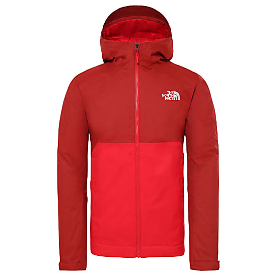 the north face red coat