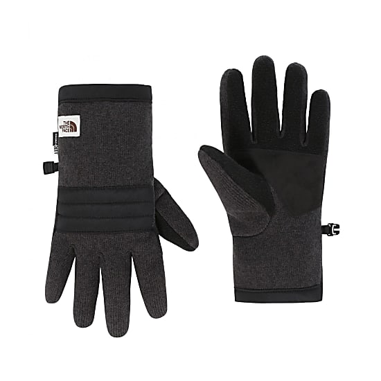 black north face etip gloves