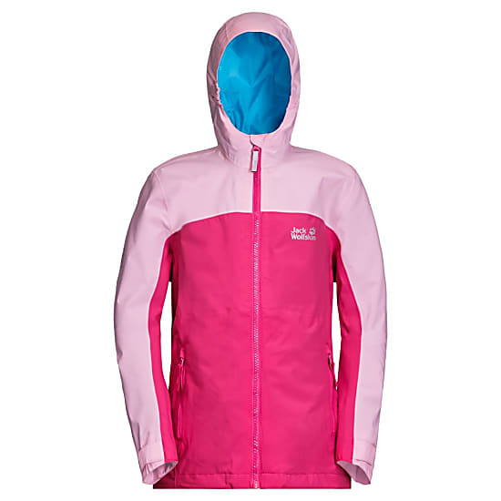 jack wolfskin pink coat