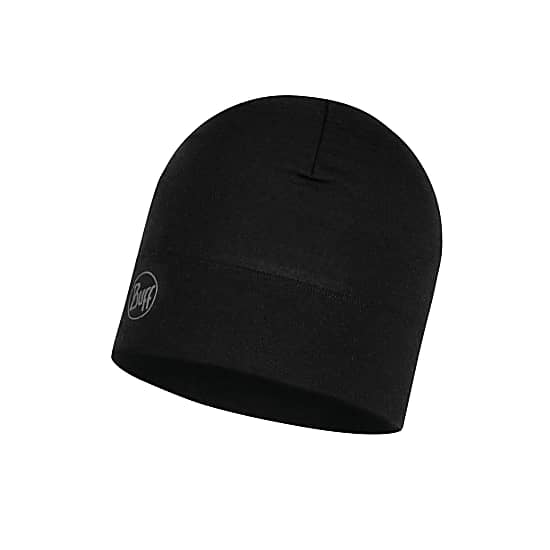 Buff Midweight Merino Wool Hat Black Fast And Cheap Shipping Www Exxpozed Com