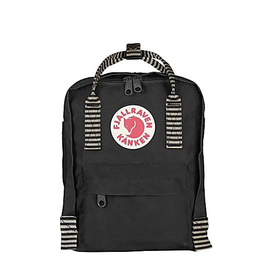 fjallraven kanken backpack black striped