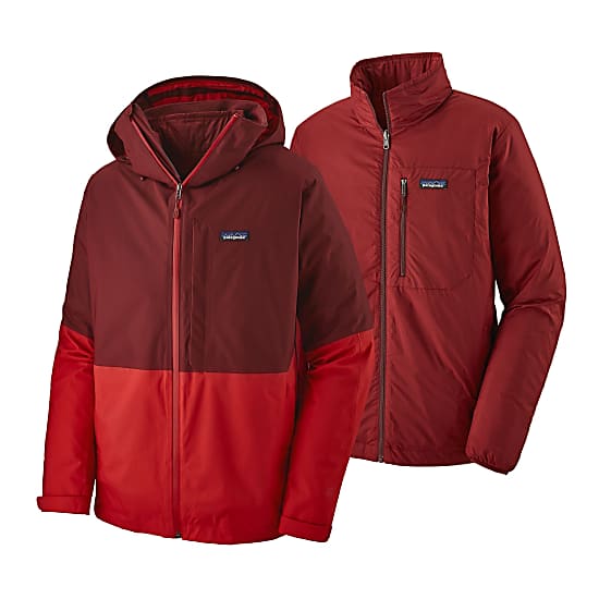 Patagonia M 3-IN-1 SNOWSHOT JACKET, Oxide Red - Fast and cheap 