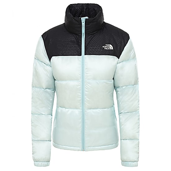 north face down jacket blue