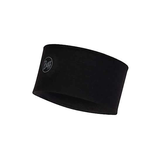 Buy Buff 2 Layers Midweight Merino Wool Headband Solid Black Online Now Www Exxpozed Eu