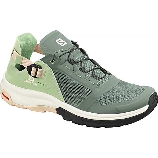 green salomon shoes