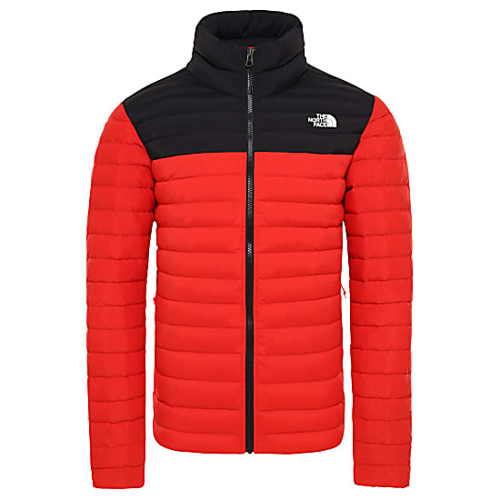 the north face red and black jacket
