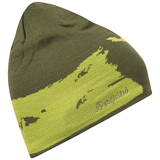 Bergans SKI BEANIE, Green Tea - Spring Green - Spring Leaves