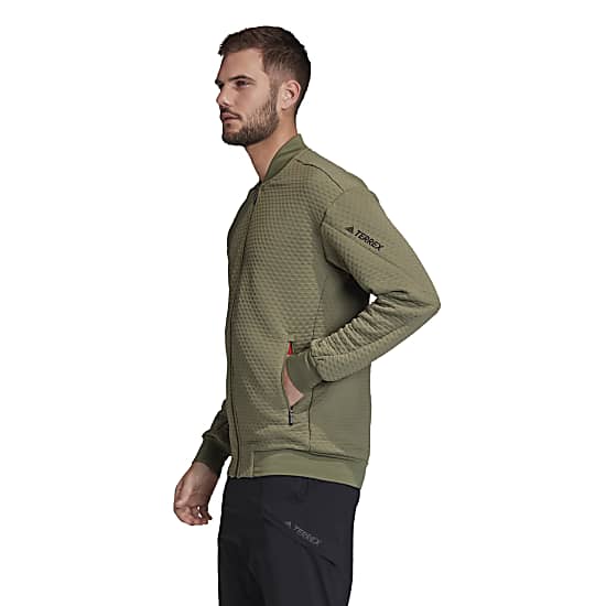 adidas M TERREX HIKE FLEECE JACKET, Legacy Green