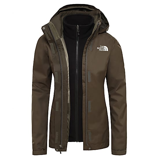 north face triclimate green
