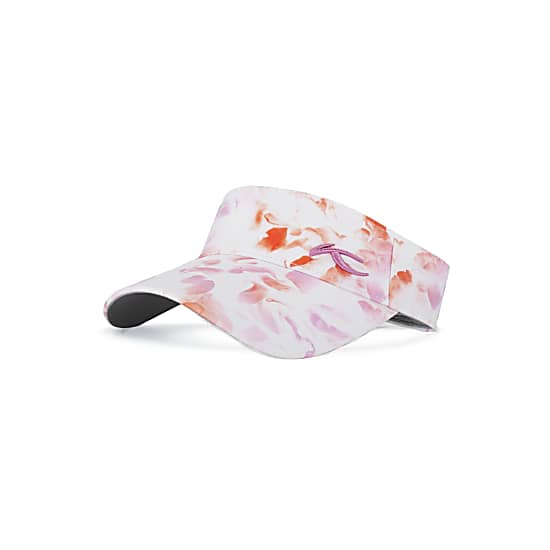 Kjus WOMEN PRINTED VISOR, White - Mandarine