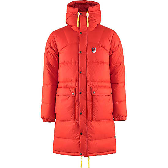 Fjallraven M EXPEDITION LONG DOWN PARKA, Red - Fast and shipping - www.exxpozed.com