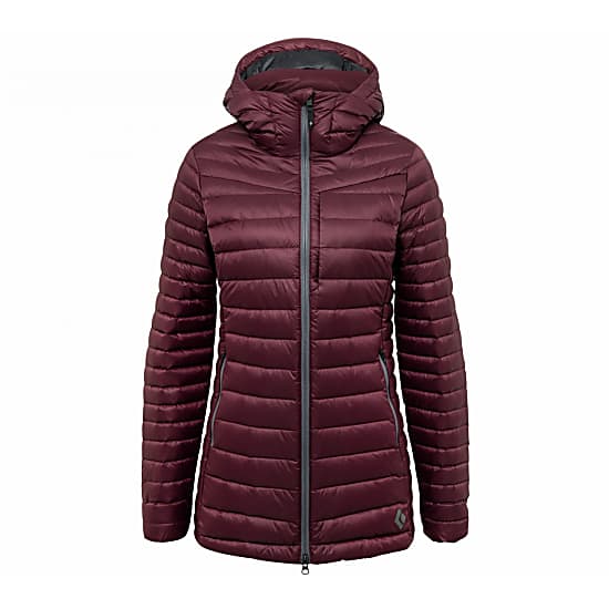 Black Diamond W ACCESS DOWN PARKA, Bordeaux - Fast and shipping -