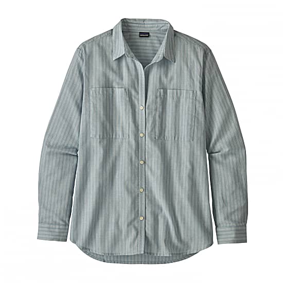 Patagonia W LIGHTWEIGHT A/C BUTTONDOWN, Simple Dimple: Berlin Blue