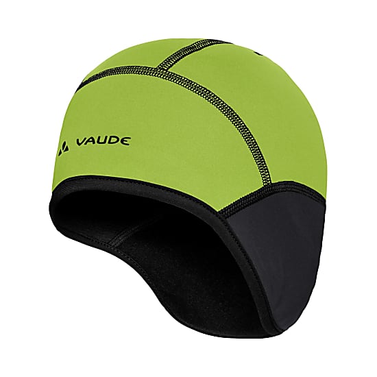 Vaude BIKE WINDPROOF CAP III, Black - Chute Green