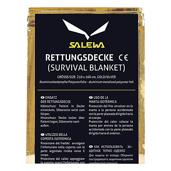Salewa RESCUE BLANKET, Gold - Silber
