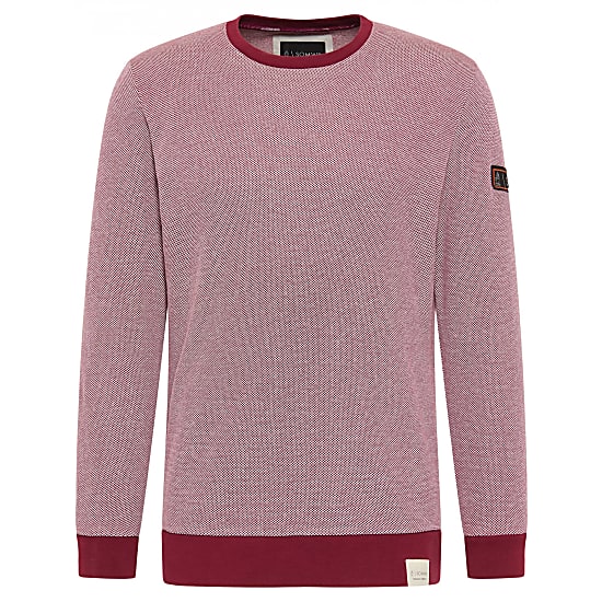 SOMWR M EQUATE SWEATER, Rhubarb Red