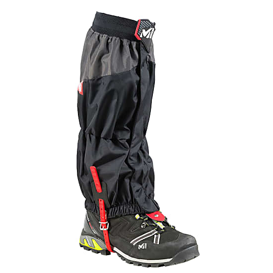 Millet HIGH ROUTE GAITERS, Black - Red