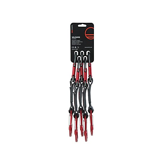 Wild Country ELECTRON SPORT QUICKDRAW 12CM 5 PACK, Red - Gun Metal
