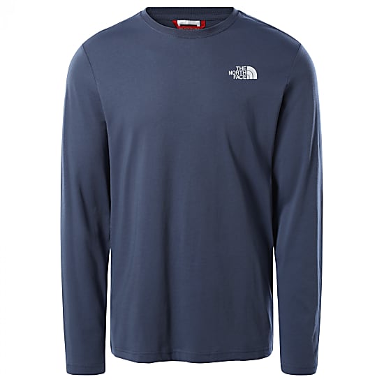 The North Face M L/S RED BOX TEE, Vintage Indigo