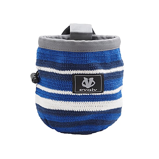 Evolv KNIT CHALK BAG, Aqualine - Fast and cheap shipping 
