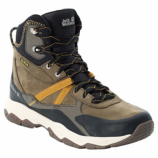 Jack Wolfskin M PATHFINDER TEXAPORE MID, Brown - Phantom - Free Shipping  starts at 60£ - www.exxpozed.eu