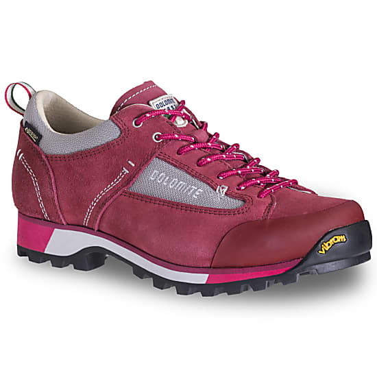 Dolomite W 54 HIKE LOW GTX, Burgundy Red - Fuxia Pink