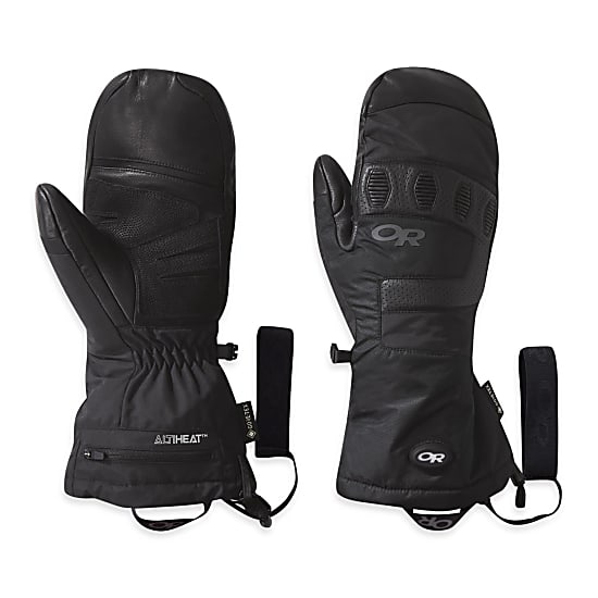 Outdoor Research LUCENT HEATED SENSOR MITTS, Black