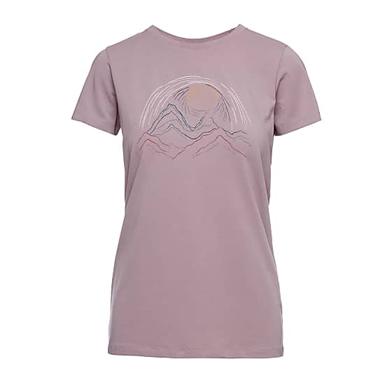 Black Diamond W SUMMIT SCRIBBLE TEE, Wood Violet
