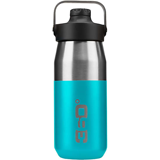 360 Degrees VACUUM INSULATED STAINLESS WIDE MOUTH BOTTLE WITH SIP CAP, Turquoise