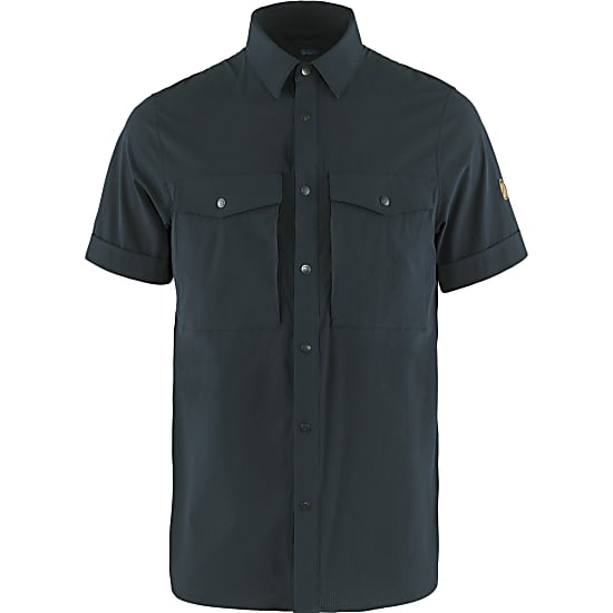 Fjallraven M ABISKO TREKKING SHIRT SS, Dark Navy
