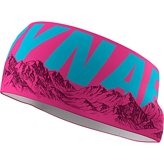 Dynafit GRAPHIC PERFORMANCE HEADBAND, Pink Glo