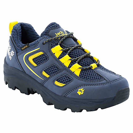 Jack Wolfskin KIDS VOJO TEXAPORE LOW, Blue - Yellow